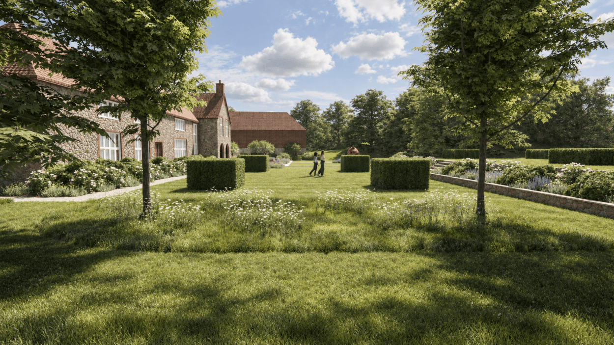 Through Image of garden